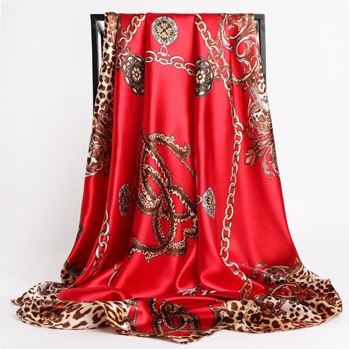 JTVOVO Fashion Scarf - Versatile 90x90cm Polyester Accessory - 1 / One Size