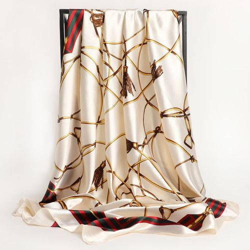 JTVOVO Fashion Scarf - Versatile 90x90cm Polyester Accessory - 14 / One Size