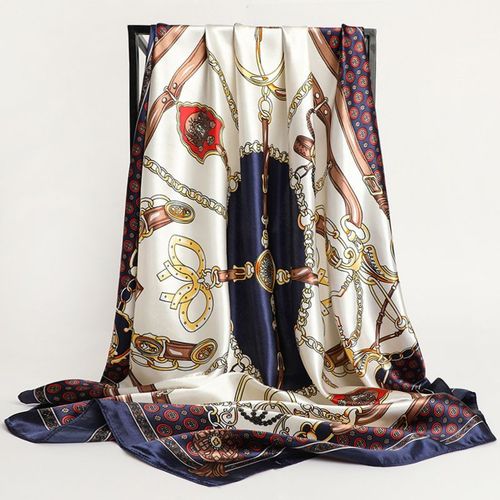 JTVOVO Fashion Scarf - Versatile 90x90cm Polyester Accessory - 22 / One Size