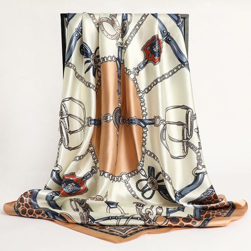 JTVOVO Fashion Scarf - Versatile 90x90cm Polyester Accessory - 23 / One Size
