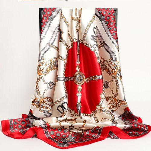 JTVOVO Fashion Scarf - Versatile 90x90cm Polyester Accessory - 24 / One Size