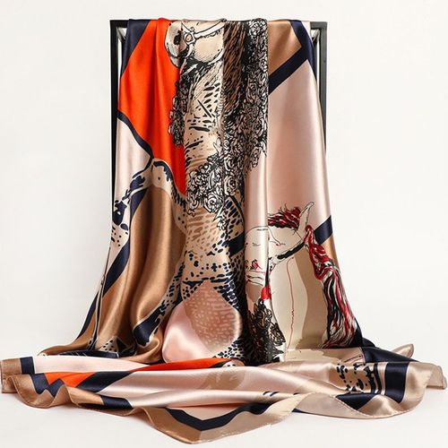 JTVOVO Fashion Scarf - Versatile 90x90cm Polyester Accessory - 26 / One Size