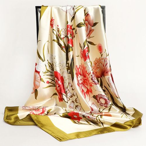 JTVOVO Fashion Scarf - Versatile 90x90cm Polyester Accessory - 30 / One Size
