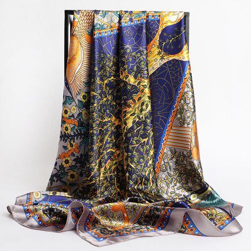 JTVOVO Fashion Scarf - Versatile 90x90cm Polyester Accessory - 51 / One Size