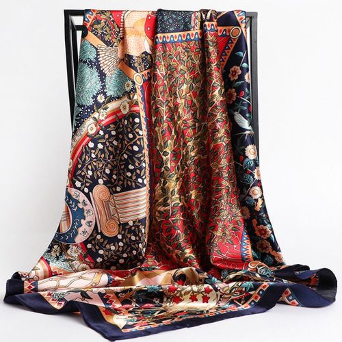 JTVOVO Fashion Scarf - Versatile 90x90cm Polyester Accessory