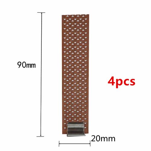 Wooden Candle Wicks with Metal Bases - Pre-Waxed 2-10cm for DIY Candles - 20x90mm 4pcs