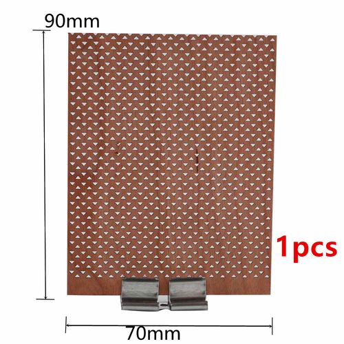 Wooden Candle Wicks with Metal Bases - Pre-Waxed 2-10cm for DIY Candles - 70x90mm 1pc