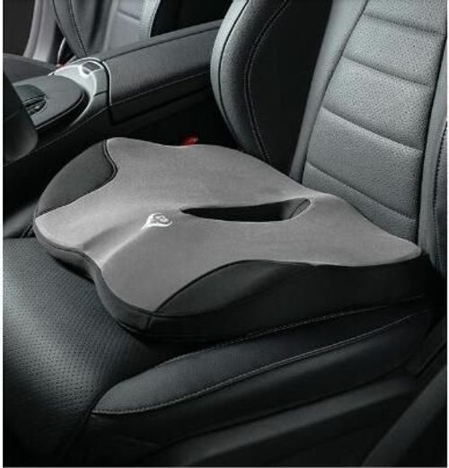 Memory Foam Seat & Back Cushion - Comfortable Support for All-Day Relief - WHITE