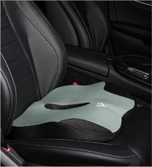 Memory Foam Seat & Back Cushion - Comfortable Support for All-Day Relief - Red