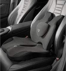 Memory Foam Seat & Back Cushion - Comfortable Support for All-Day Relief