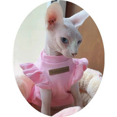 Luxury Cotton Pet Clothes for Small Dogs and Cats - Stylish Summer Outfit