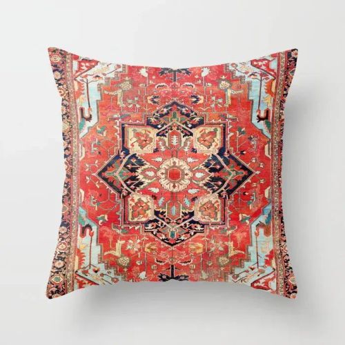 Geometric Plush Cushion Cover - Decorative Pillowcase for Home & Car - 10 / 60X60cm(pillow case)