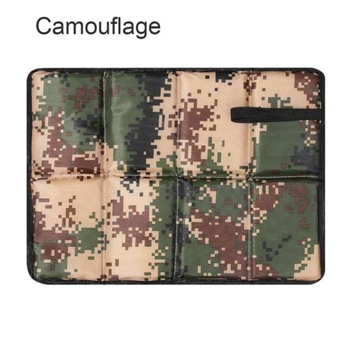 Portable Folding Waterproof Camping Mat - Lightweight Outdoor Seat Pad - Camouflage