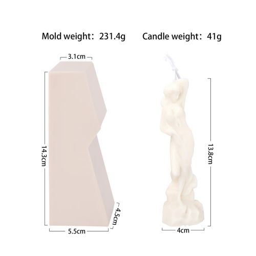 Silicone Moulds for Candle Making - Durable Versatile Craft Tools - shape 2
