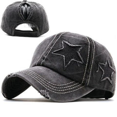 Casual Washed Cap - Adjustable Sun Protection Baseball Hat