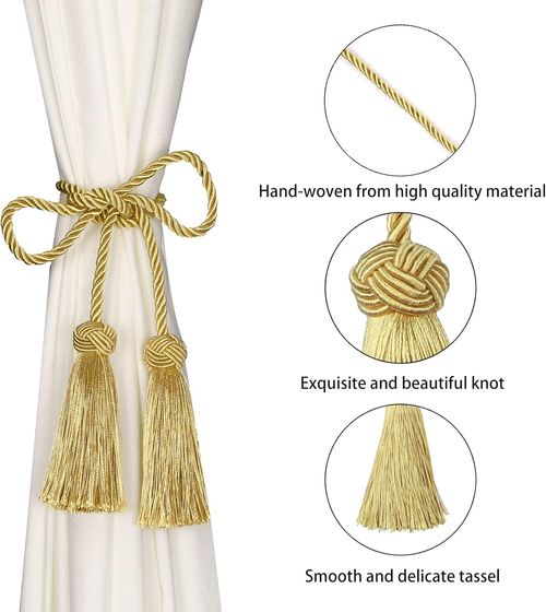 Tassel Curtain Tieback - Elegant Home Decor Accessory for Stylish Interiors
