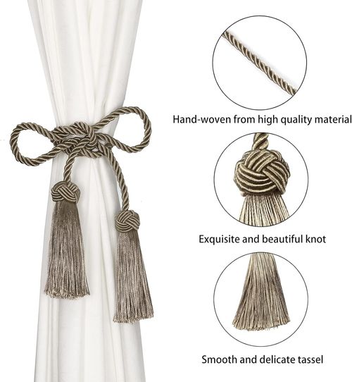 Tassel Curtain Tieback - Elegant Home Decor Accessory for Stylish Interiors
