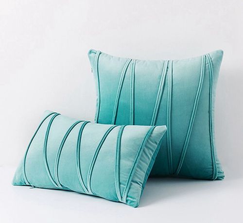 Inyahome Velvet Throw Pillow Cover - Luxurious Protection & Decoration - 7 watergreen / 50x50cm 1pcs cover