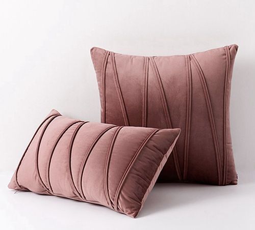 Inyahome Velvet Throw Pillow Cover - Luxurious Protection & Decoration - 4 jam / 50x50cm 1pcs cover