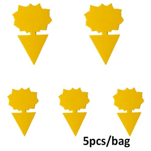 Natural Sticky Insect Board Traps for Effective Plant Pest Control - 5pcs flower