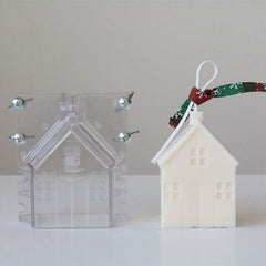 Acrylic Candle Mold for 3D Christmas Tree & Elk - DIY Decoration Supplies - 6.1x5x14.2cm