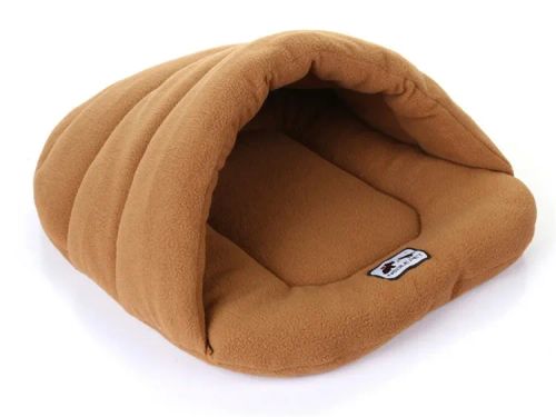 Premium Winter Warm Slippers for Dogs - Soft & Breathable Pet Bed - Gold / 38X48CM