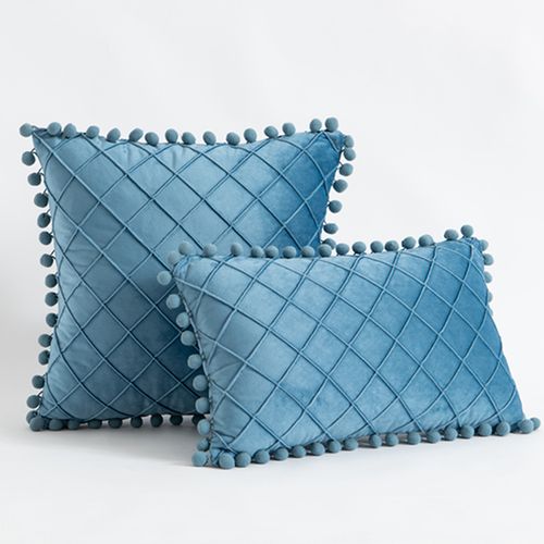 InyaHome Plush Cushion Cover - Soft Polyester Fabric for Stylish Comfort