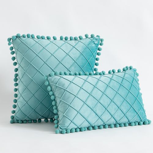 InyaHome Plush Cushion Cover - Soft Polyester Fabric for Stylish Comfort