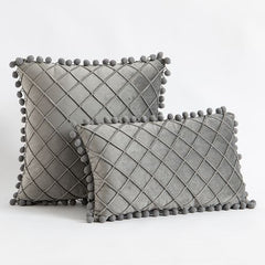 InyaHome Plush Cushion Cover - Soft Polyester Fabric for Stylish Comfort