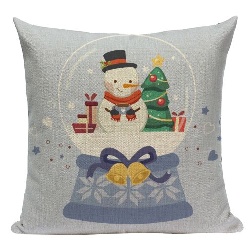 Pumelo Tree Colourful Santa Claus Cushion Cover - Festive Decor for All Ages - L2499-3 / 45X45cm