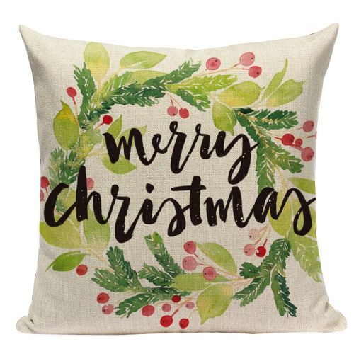 Pumelo Tree Colourful Santa Claus Cushion Cover - Festive Decor for All Ages