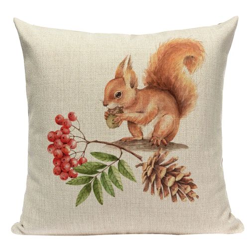 Pumelo Tree Colourful Santa Claus Cushion Cover - Festive Decor for All Ages