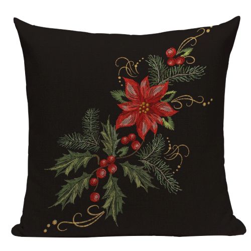 Pumelo Tree Colourful Santa Claus Cushion Cover - Festive Decor for All Ages