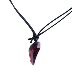 HJUEY Adjustable Glass Pendant Necklace - Trendy Fashion Accessory