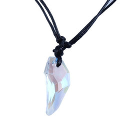 HJUEY Adjustable Glass Pendant Necklace - Trendy Fashion Accessory
