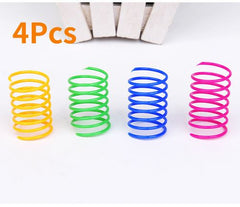ANGDUO Colourful Bouncy Cat Toy - Encourages Play & Activity