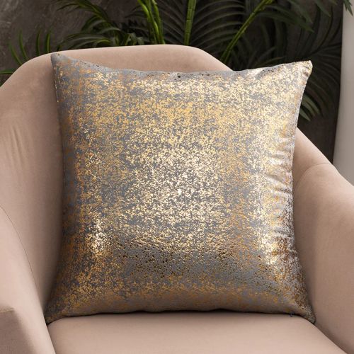 Luxury Velvet Cushion Cover - Stylish Decoration for Home & Car - 45x45cm - silver blue / Square 45x45cm