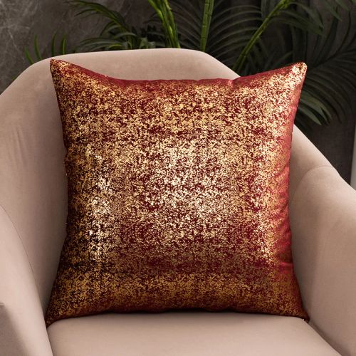 Luxury Velvet Cushion Cover - Stylish Decoration for Home & Car - 45x45cm - purple red / Square 50x50cm