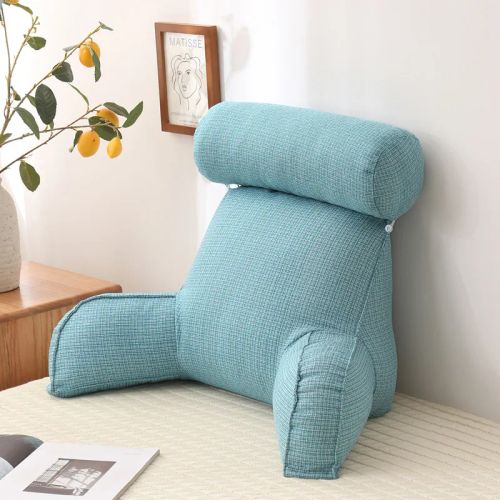 Comfort Neck Support Cushion - Removable Cover & Versatile Design - Sky Blue