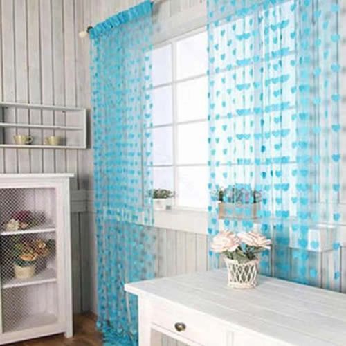 Novelty Tassel Curtains - Stylish Home Decor - Modern String Curtains - Blue