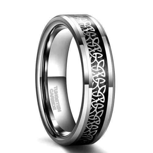 TIGRADE Tungsten Wedding Bands - Trendy & Durable - Fashionable Rings - 6mm / 5