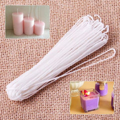 Braided Cotton Waxed Candle Wicks 5/10 Metres for DIY Candle Making - 5M