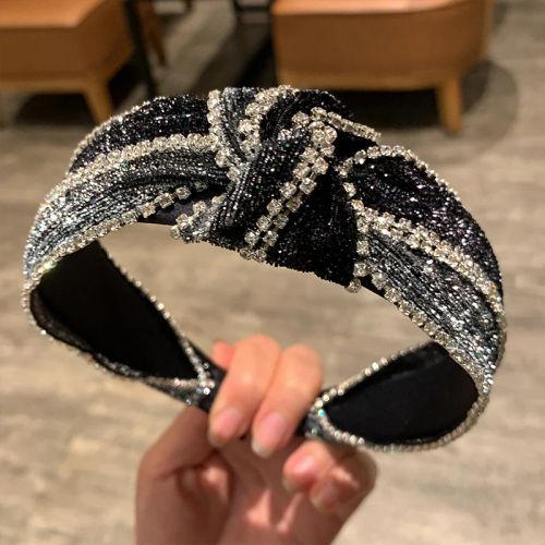 Classic Striped Turban Headband - Trendy Cotton Hair Accessories - h60