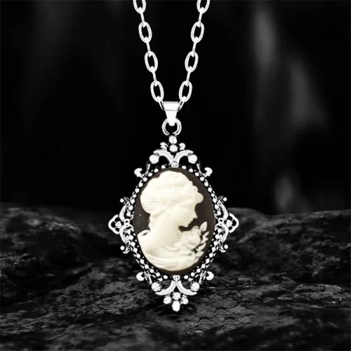 Anstory Vintage Cameo Necklace - Unique Design for Parties