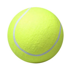 Oversized 8inch Rubber Squeak Chew Ball - Interactive Dog Toy - green