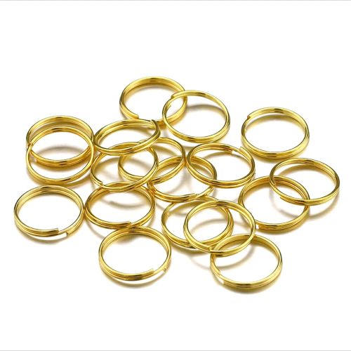 WQQCR Jump Rings - Durable Copper Split Rings for DIY Jewellery Making