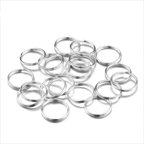 WQQCR Jump Rings - Durable Copper Split Rings for DIY Jewellery Making