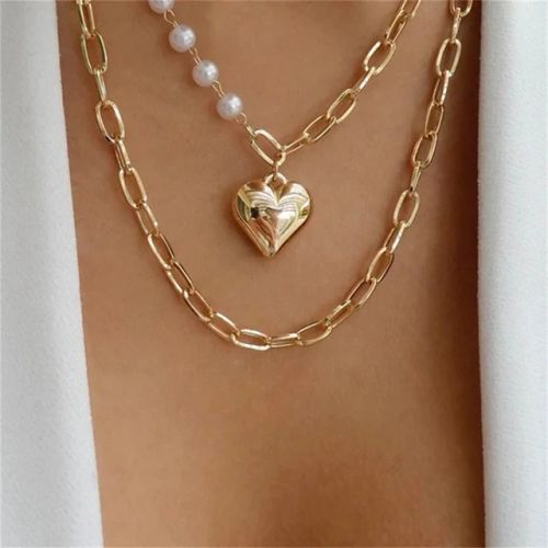 YWZIXLN Classic Round Crystal Pendant Necklace - Elegant Accessory