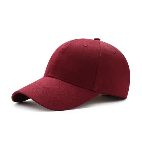 BILYCLUB Adjustable Cotton Cap - Stylish & Casual Baseball Hat - Wine red / 54CM-60CM