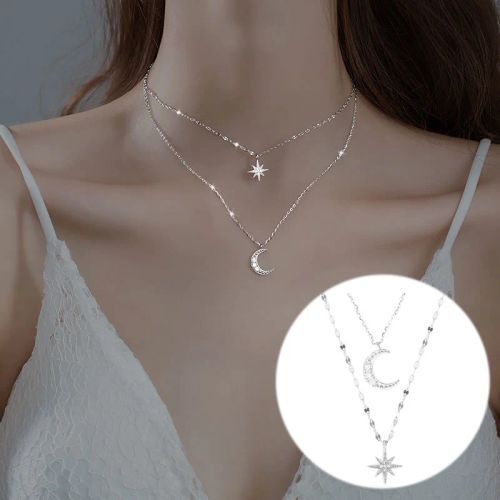 Ventfille Silver Asymmetric Heart Necklace - Elegant Party Jewellery